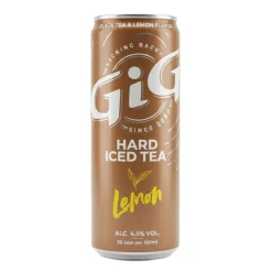 Gig hard iced tea sparkling lemon blik 25 cl