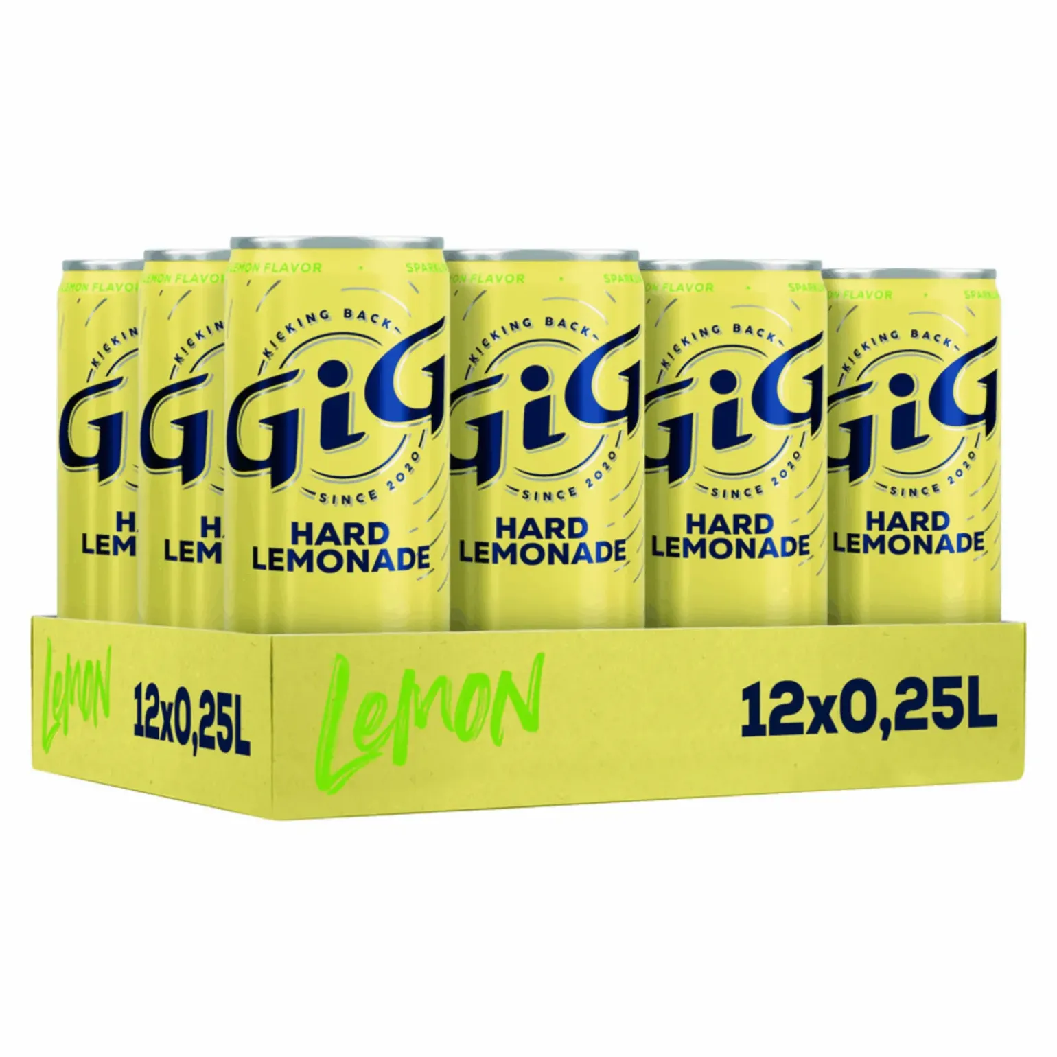 GiG Hard Lemonade Lemon blik (12x 25cl)