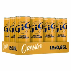 GiG Hard Lemonade Orange blik (12x 25cl)