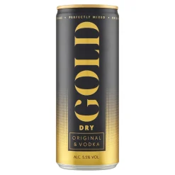 Gold Dry Original & Vodka blik (12x 250ml)