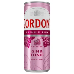 Gordon’s pink gin & tonic blik (12x 25cl)