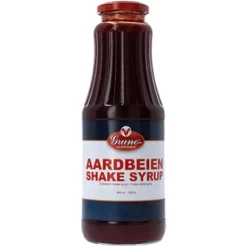 Gruno Shake Siroop Aardbei (1 liter)