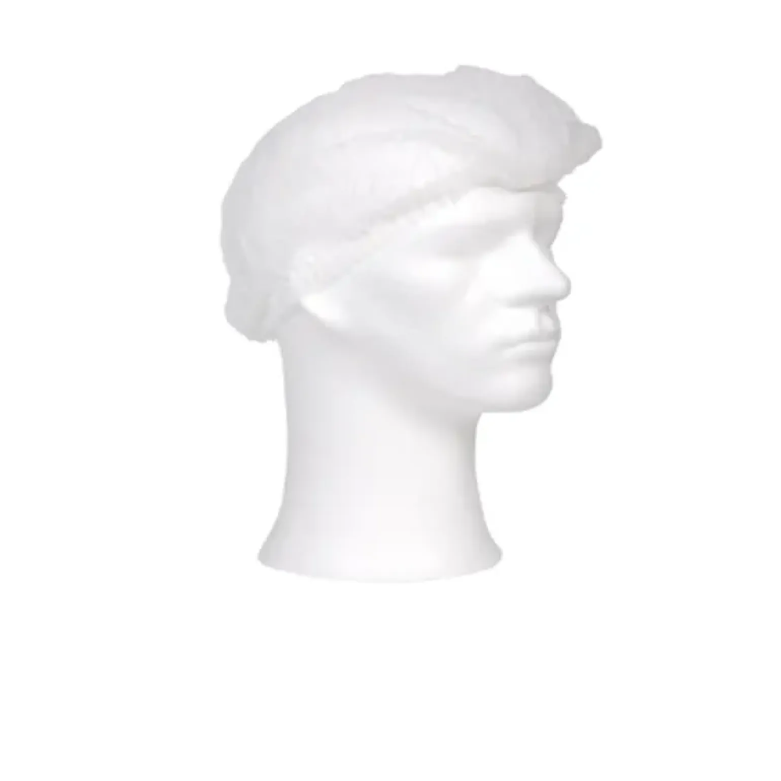 Haarnetje wokkel wit 52 cm (1000 stuks)