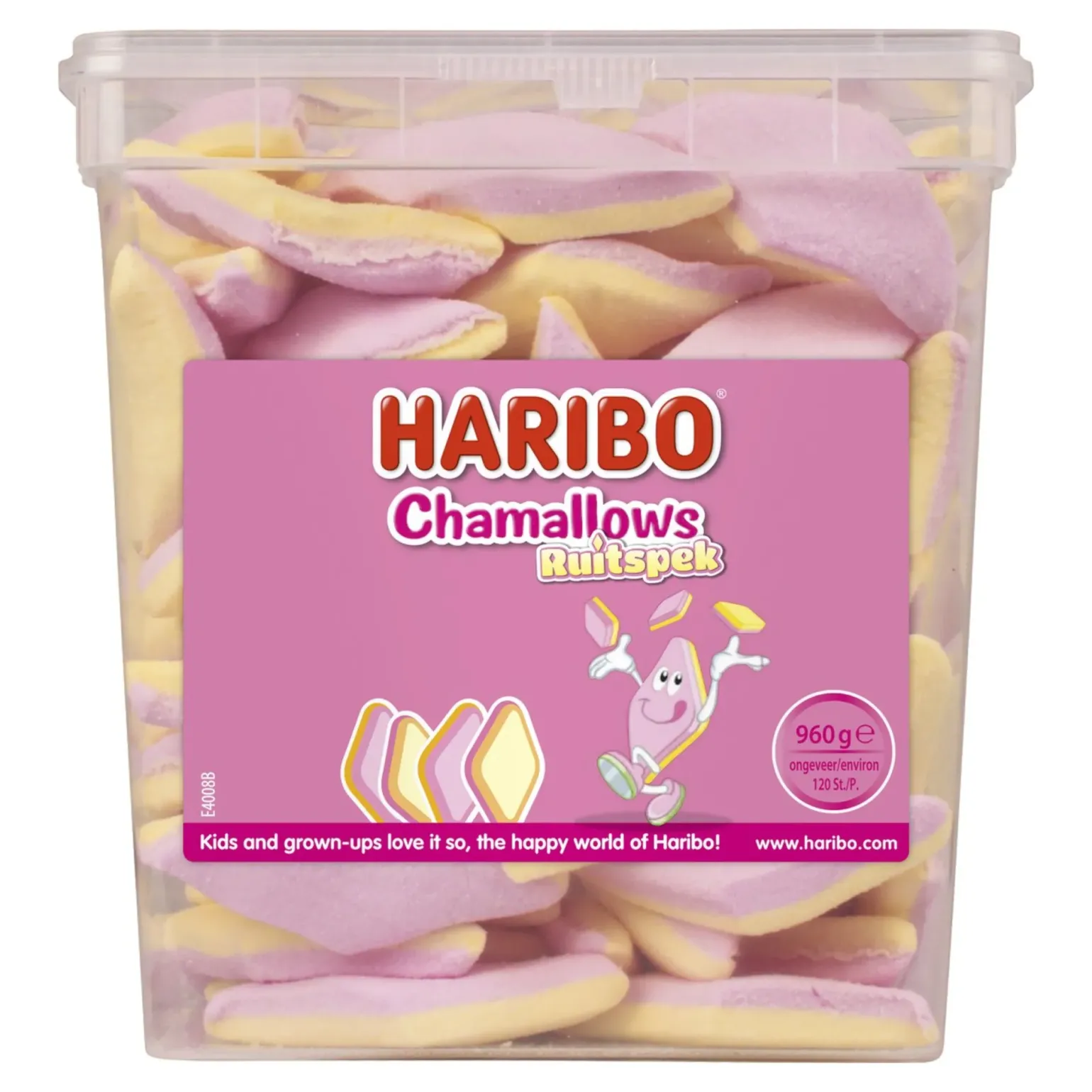 Haribo Chamallows Ruitspek (120 stuks)