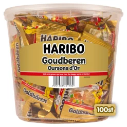 Haribo Goudberen Zakjes (100 stuks)
