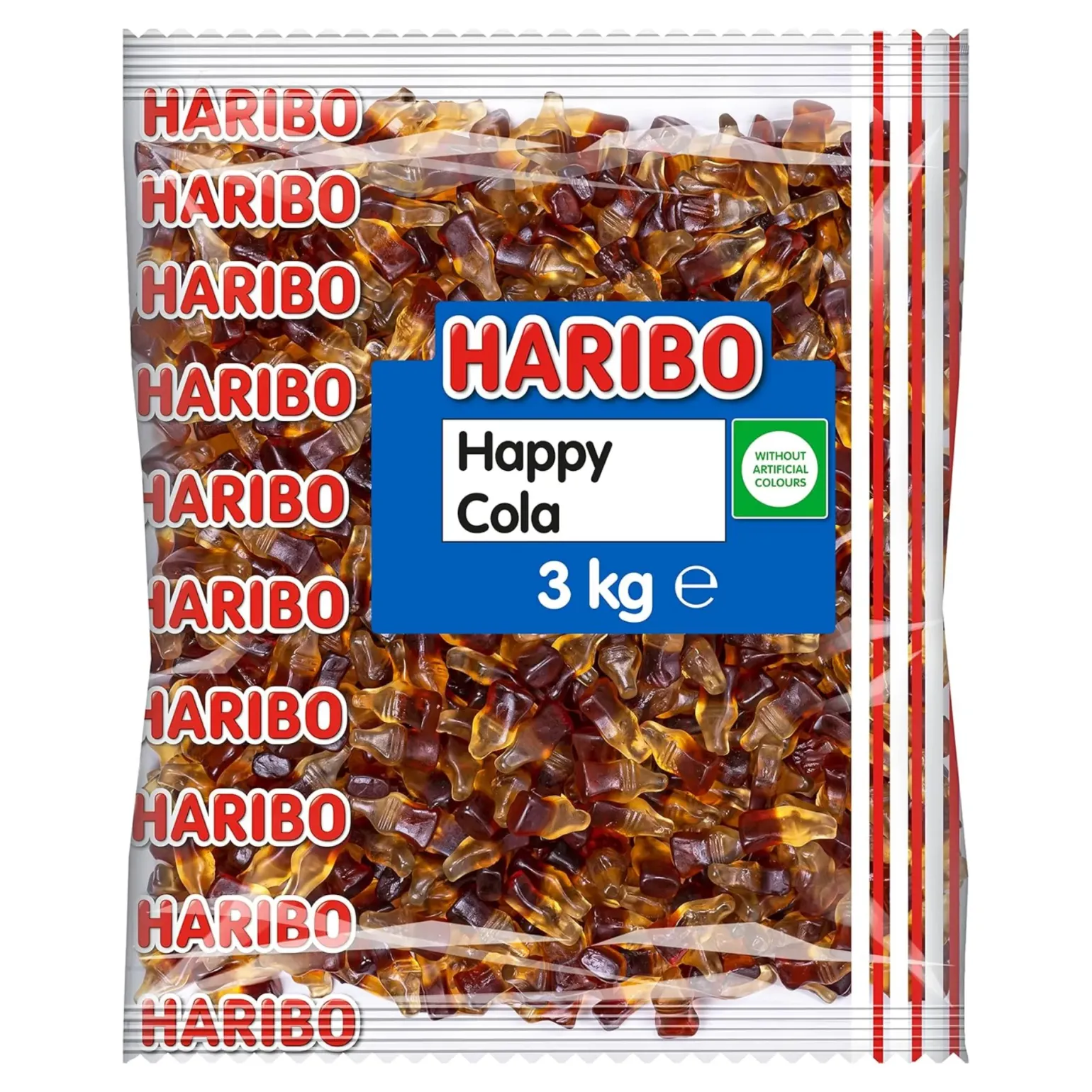 Haribo Happy Cola Flesjes Klein (3kg)