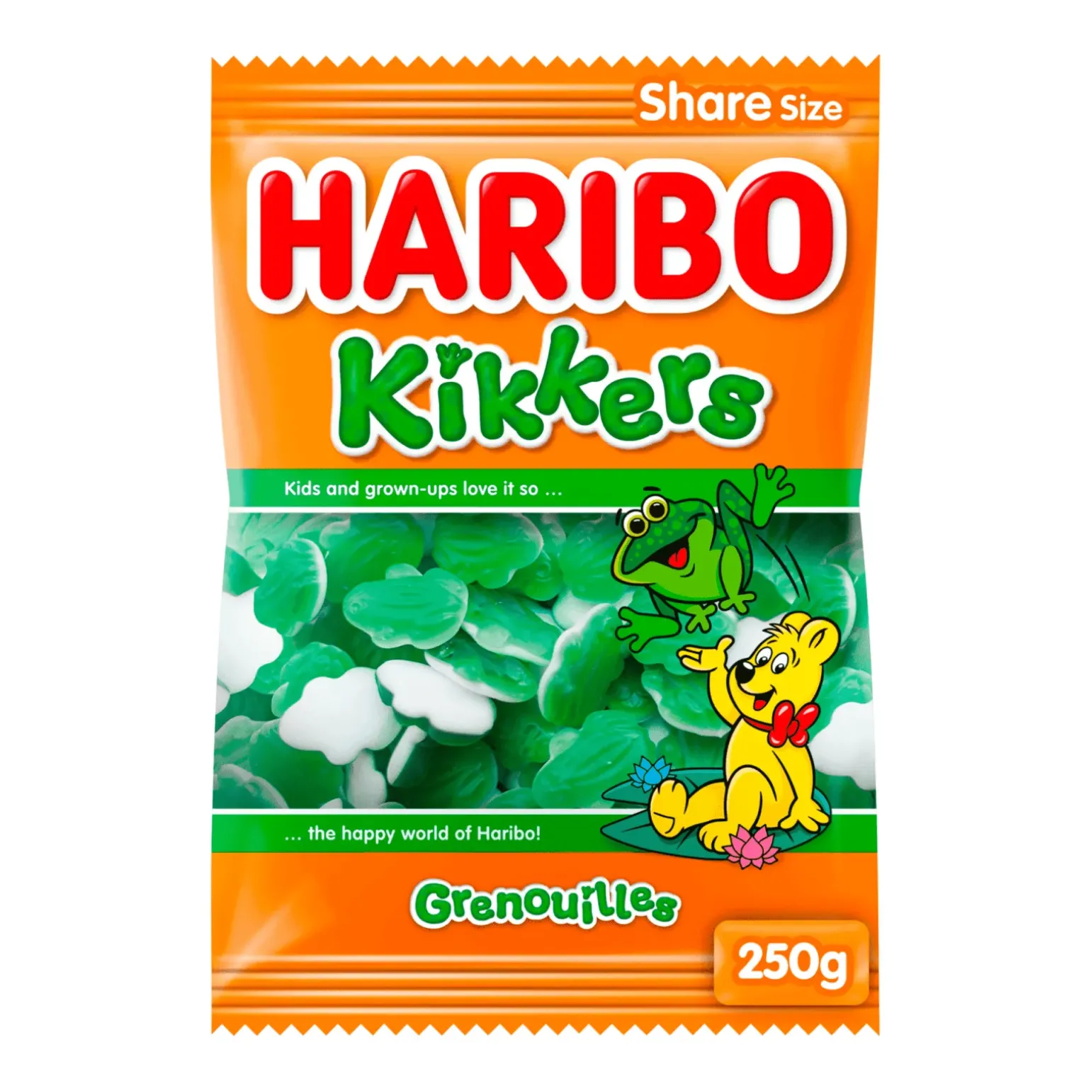 Haribo Kikkers Zak (12x 250gr)