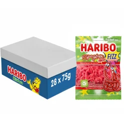 Haribo Spaghetti Red F!ZZ Zakje (28x 70gr)