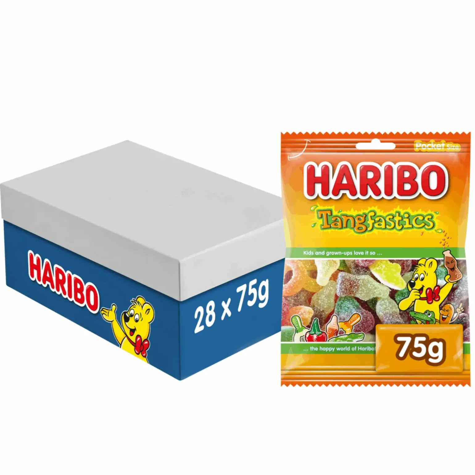 Haribo Tangfastics Zakje (28x 75gr)