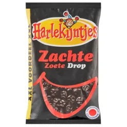 Harlekijntjes zachte zoete drop zak (6x 1kg)