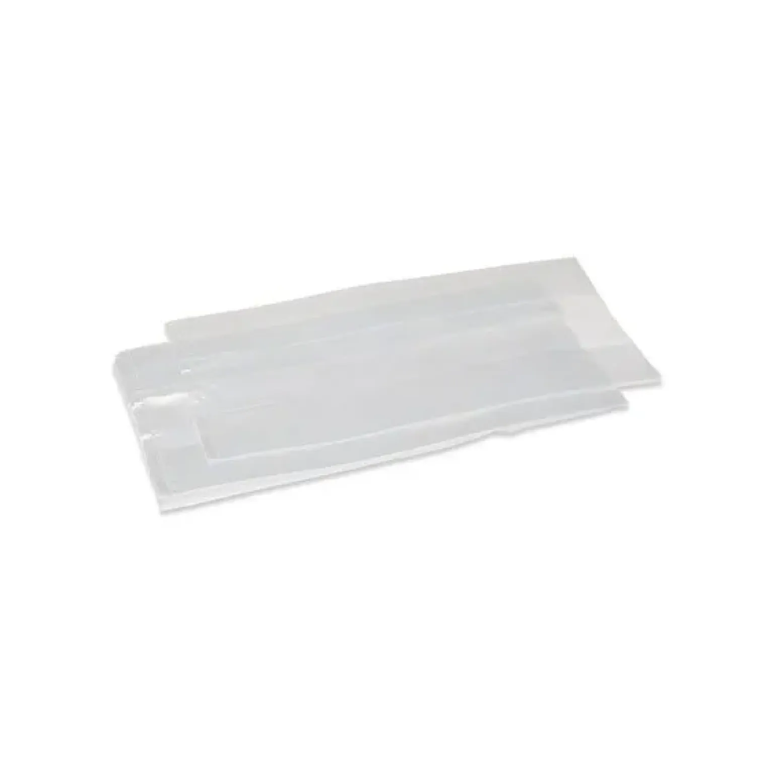 Harmonicazak LDPE 16+(2×5) x 35 cm transparant T18