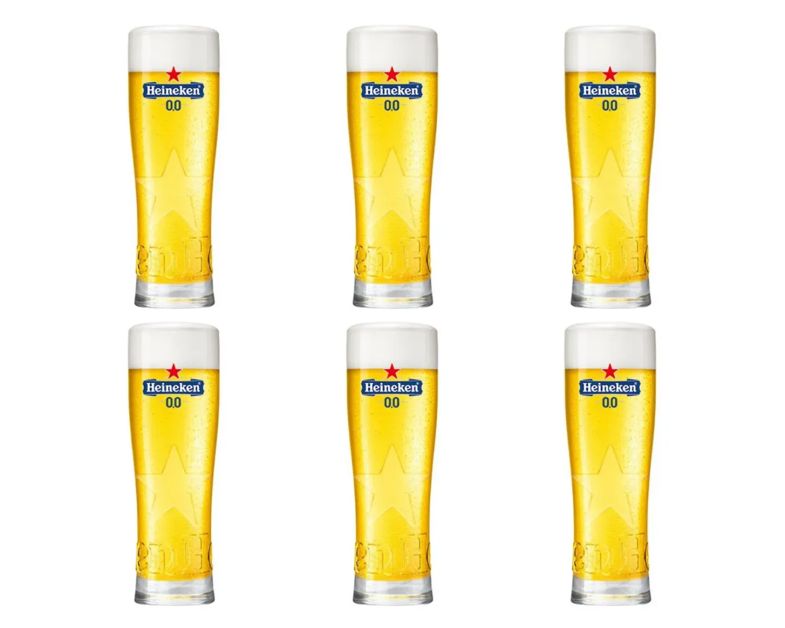 Heineken 0.0% Star Glas (6x 25cl)