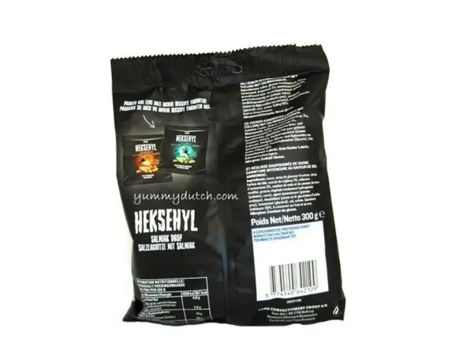 Heksehyl Salmiakdrop Zak (16x 300gr)