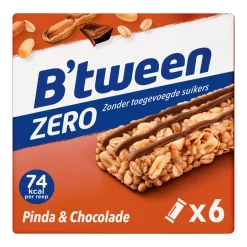 Hero B’tween Zero Pinda & Chocolade 20gr (10x 6-pack)
