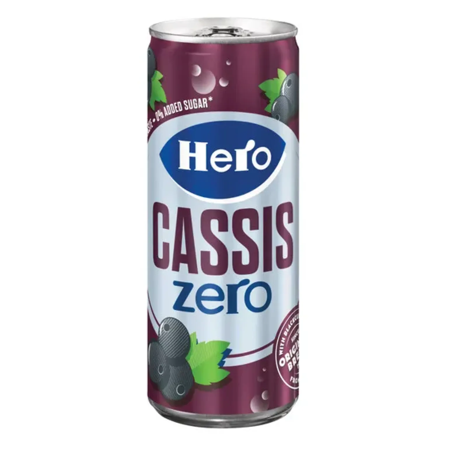 Hero Small Cassis Zero blik (24x 250ml)