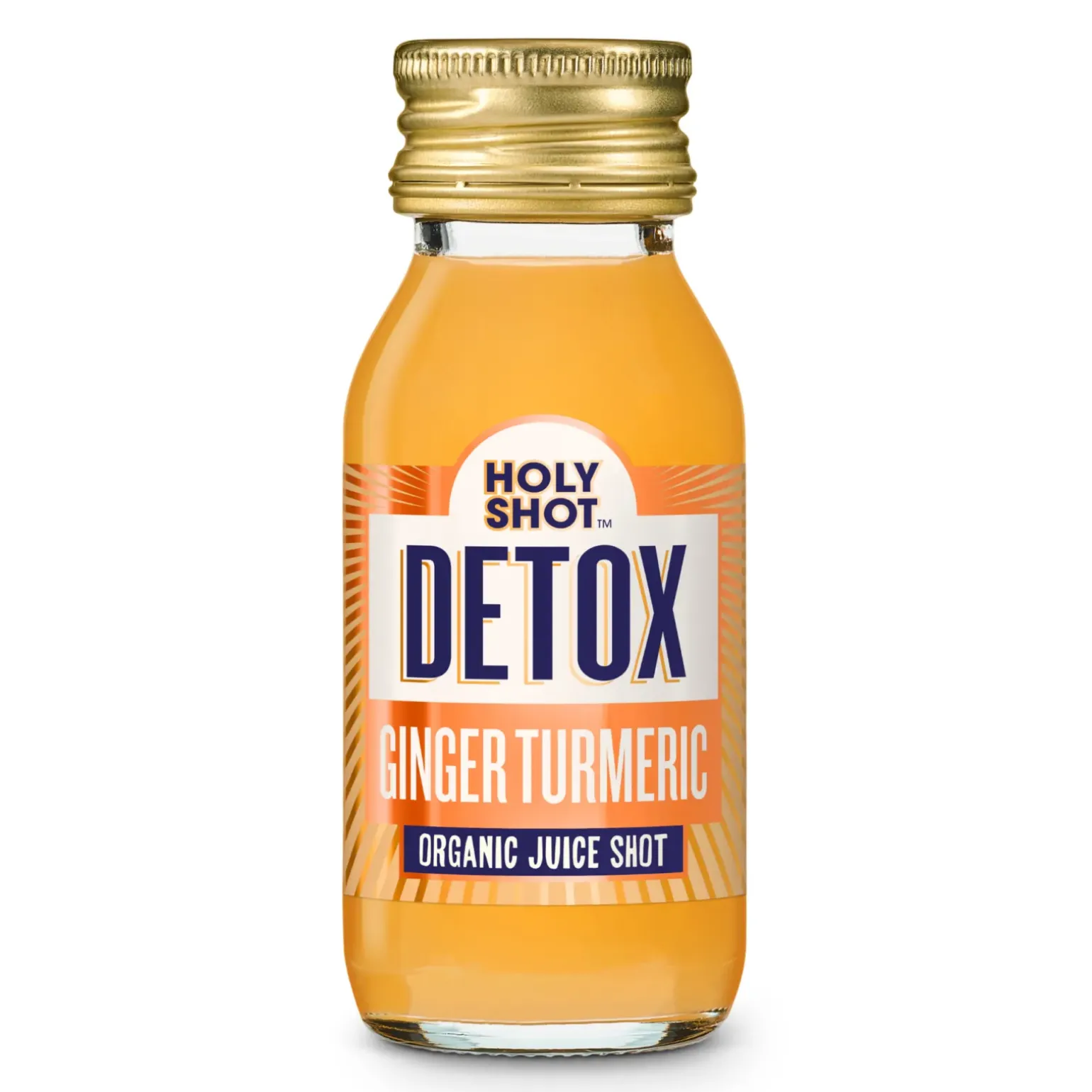 Holyshot Detox Ginger Turmeric Bio Flesje (12X 60ml)