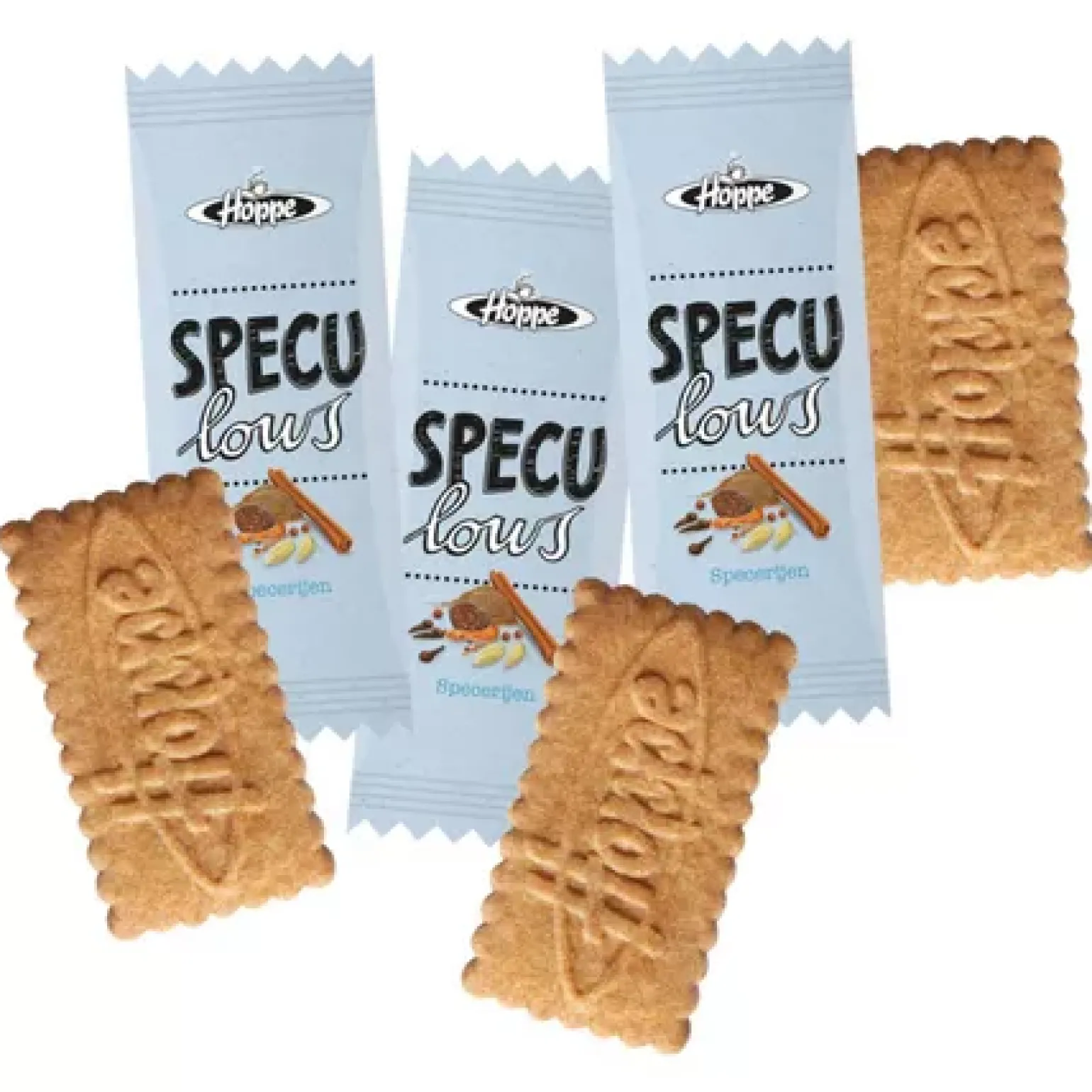 Hoppe Koffiekoekjes Speculows Per Stuk Verpakt (200 stuks)