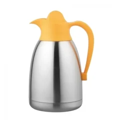 Isoleerkan Roestvrijstaal Gele Dop (1,5 liter)