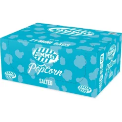 Jimmy’s Popcorn Zout Mini Bag (21x 17gr)