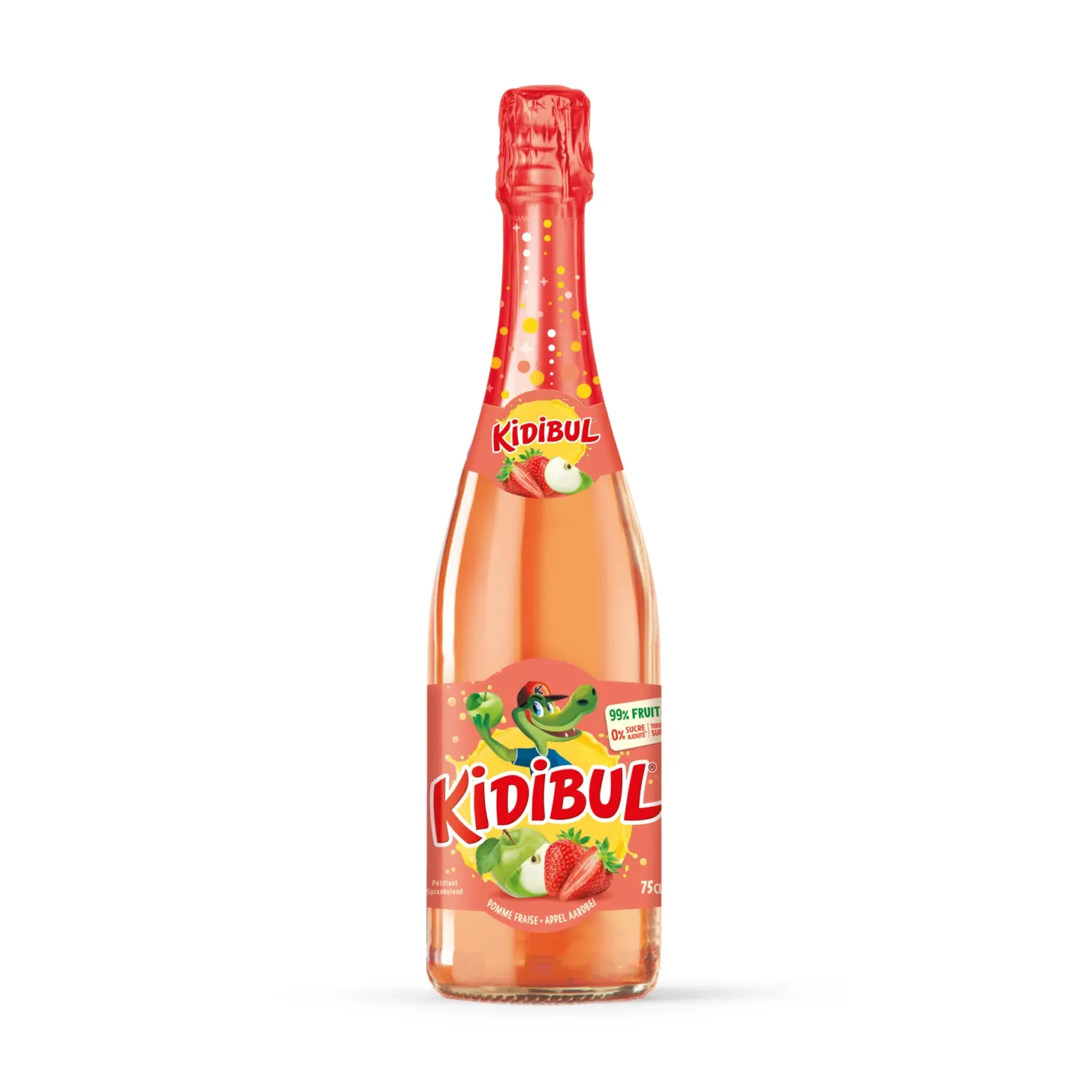 Kidibul Appel Aardbei (0.75 liter)