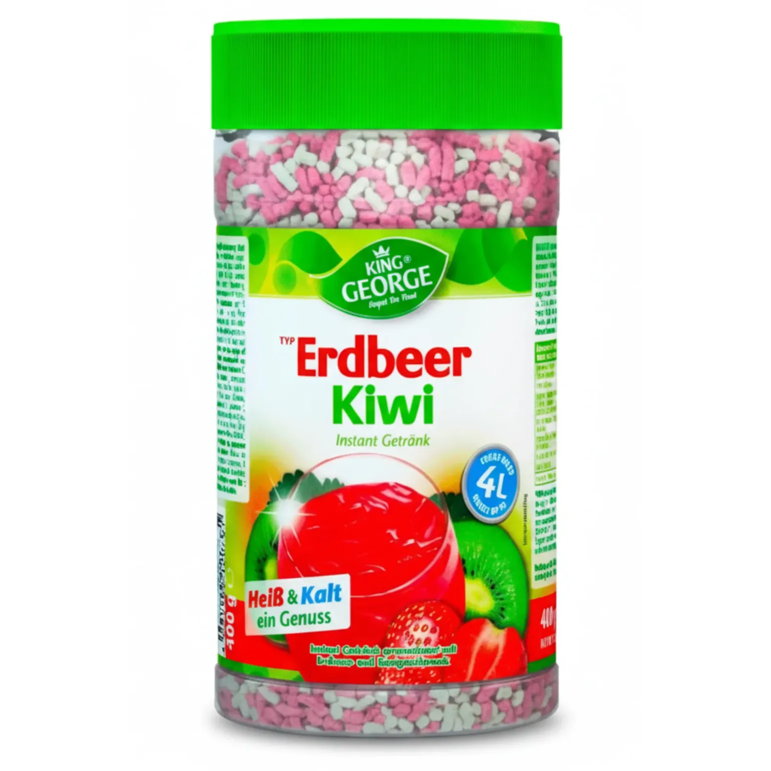 King George Getränk Erdbeer Kiwi (12x 400g)
