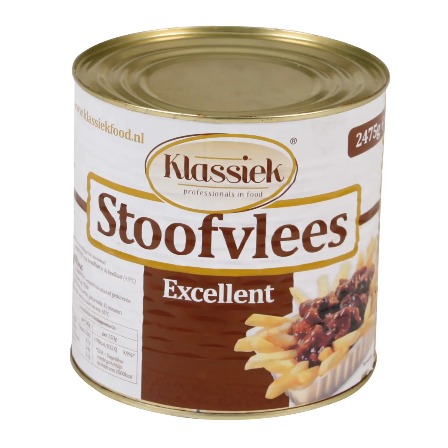 Klassiek Stoofvlees Blik (2,7kg)