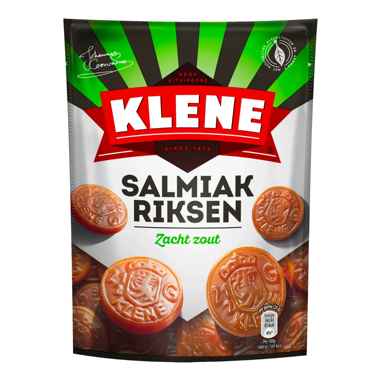 Klene Salmiakriksen zak (8x 210gr)