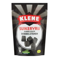 Klene Suikervrij Dubbelzoute Dobbelstenen Zakje (12x 110gr)