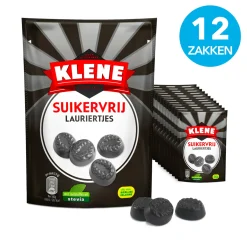 Klene Suikervrij Lauriertjes Zakje (12x 110gr)