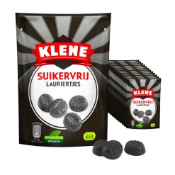 Klene Suikervrij Lauriertjes Zakje (12x 110gr)