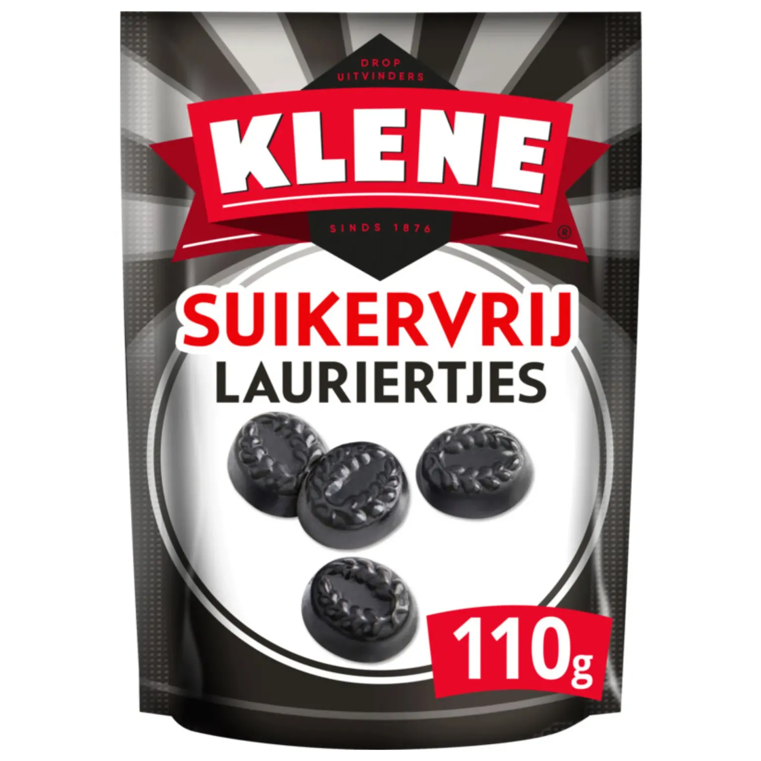 Klene Suikervrij Lauriertjes Zakje (12x 110gr)