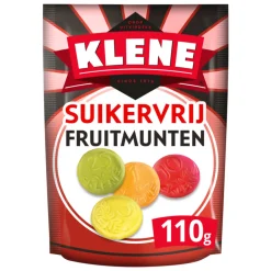 Klene Suikervrij Winegums Fruitmunten (12x 110gr)