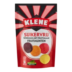 Klene Suikervrij Winegums Fruitmunten (12x 110gr)
