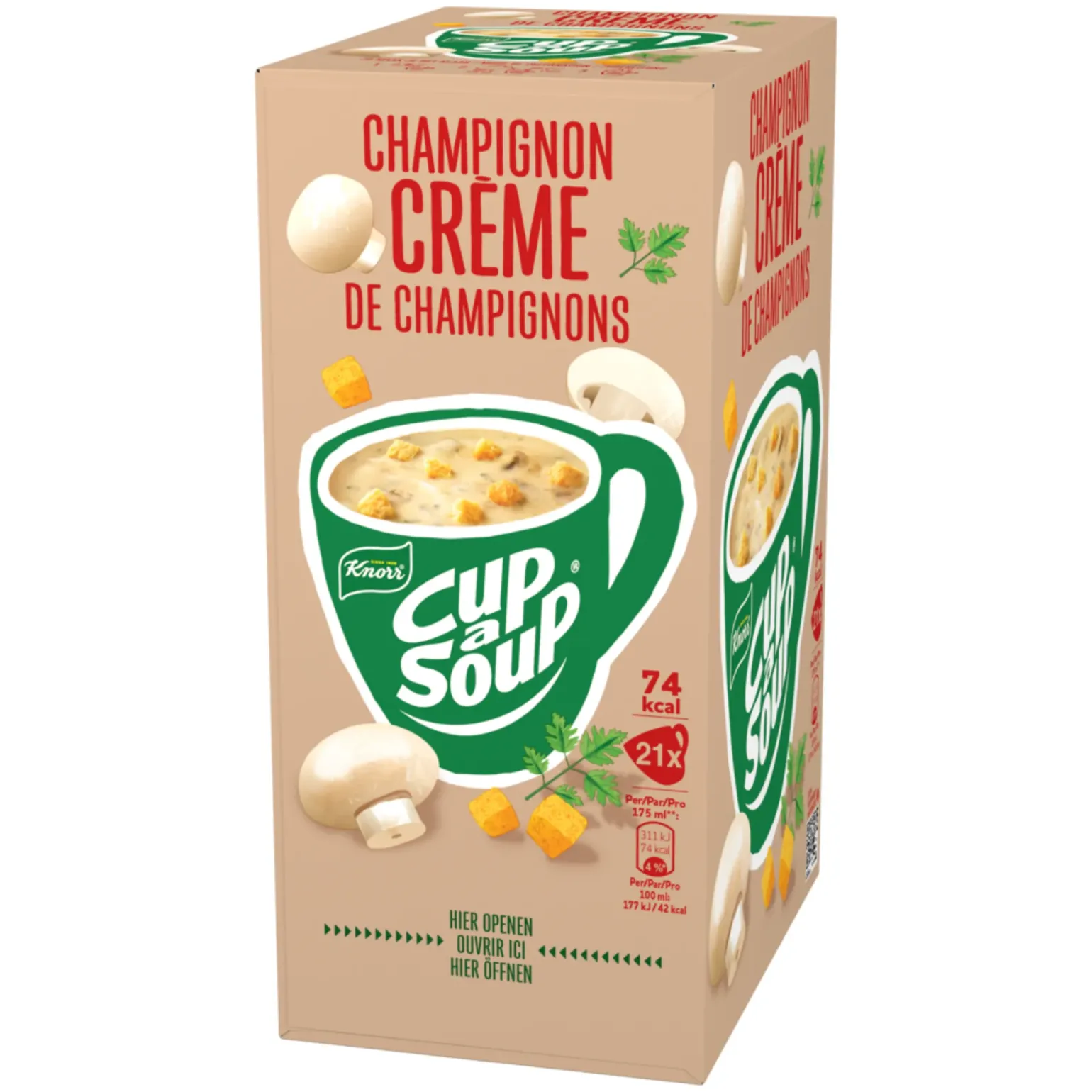 Knorr Cup-a-Soup Champignon Créme (21x 175ml)