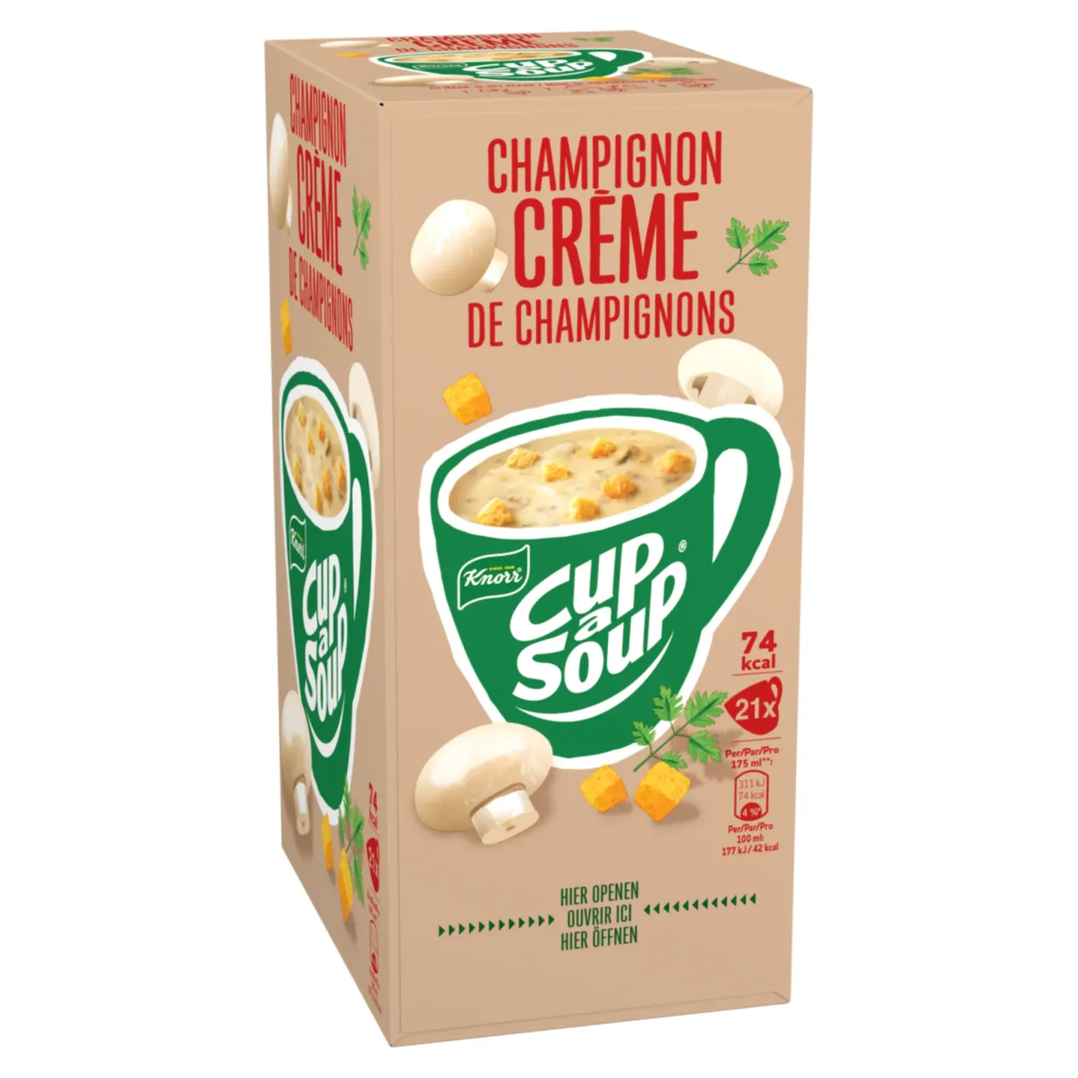 Knorr Cup-a-Soup Champignon Créme (21x 175ml)