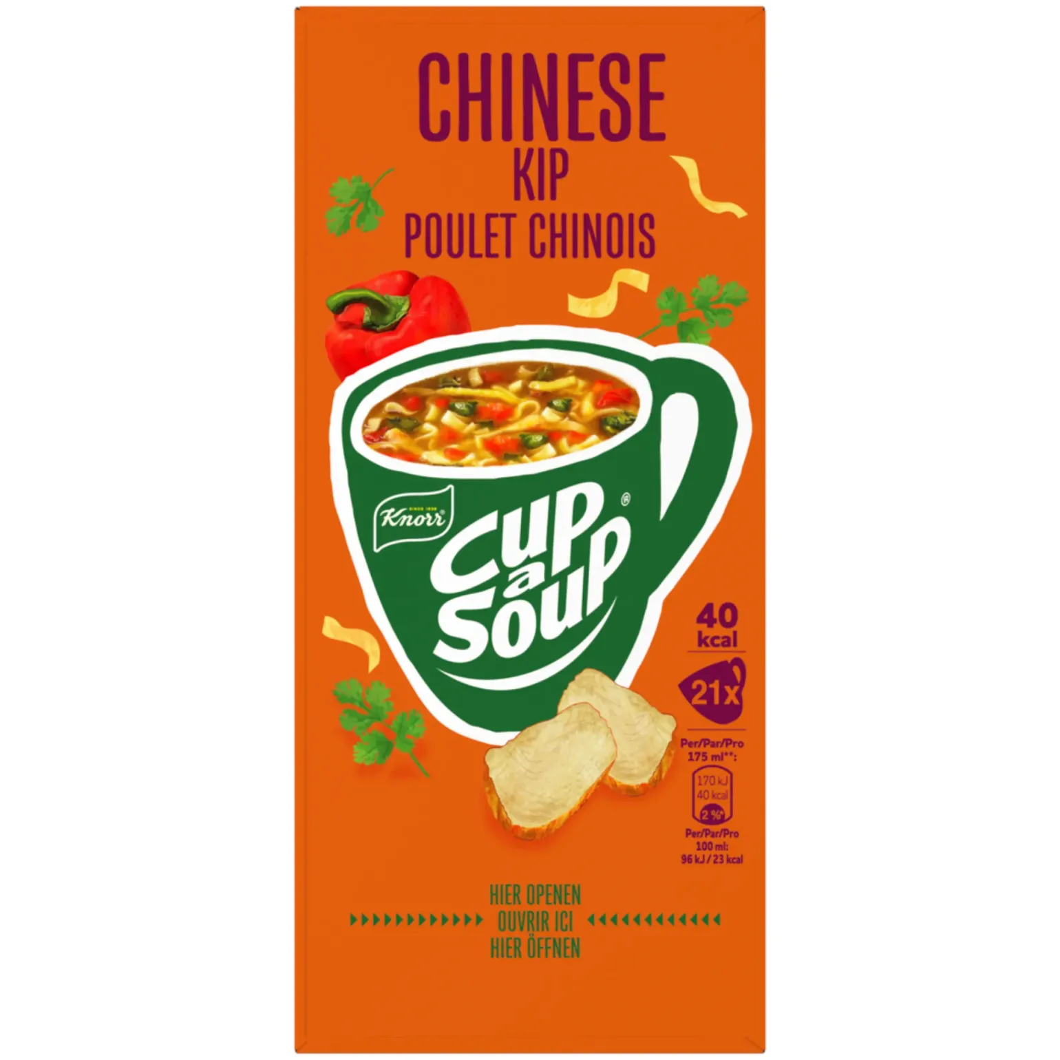 Knorr Cup-a-Soup Chinese Kip (21x 175ml)