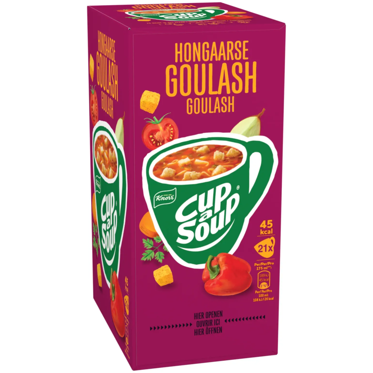 Knorr Cup-a-Soup Hongaarse Goulash (21x 175ml)