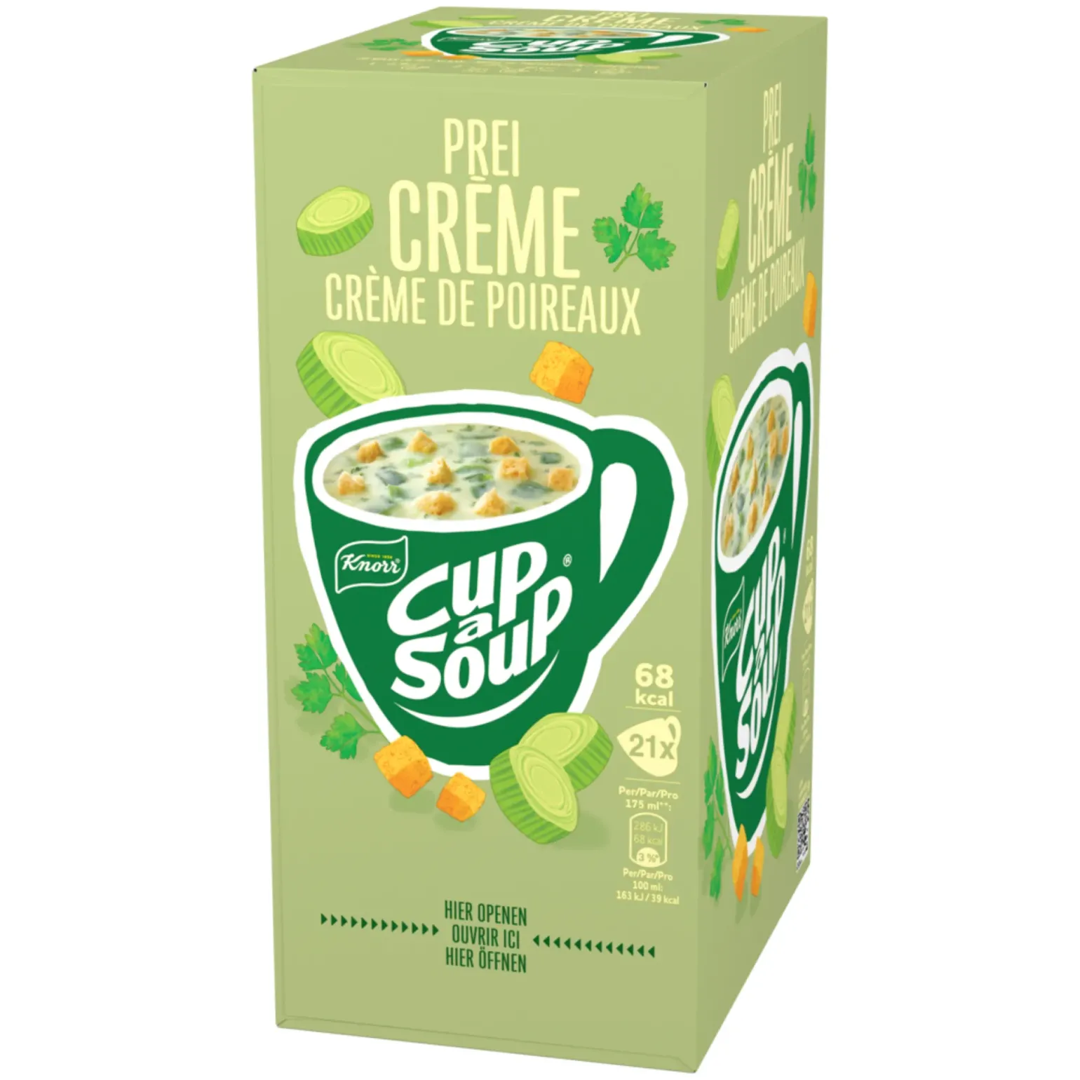 Knorr Cup-a-Soup Prei Creme (21x 175ml)