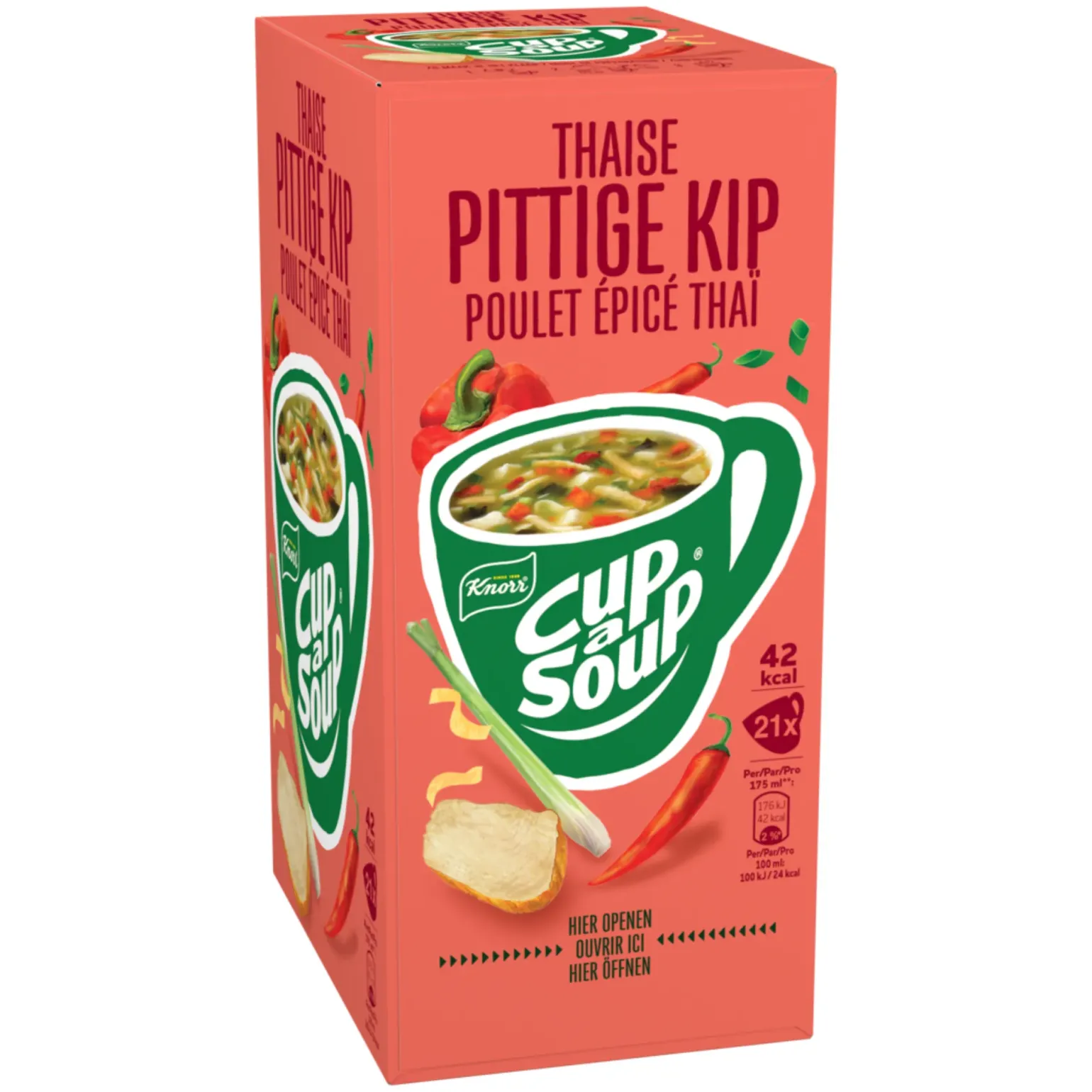 Knorr Cup-a-Soup Thaise Pittige Kip (21x 175ml)