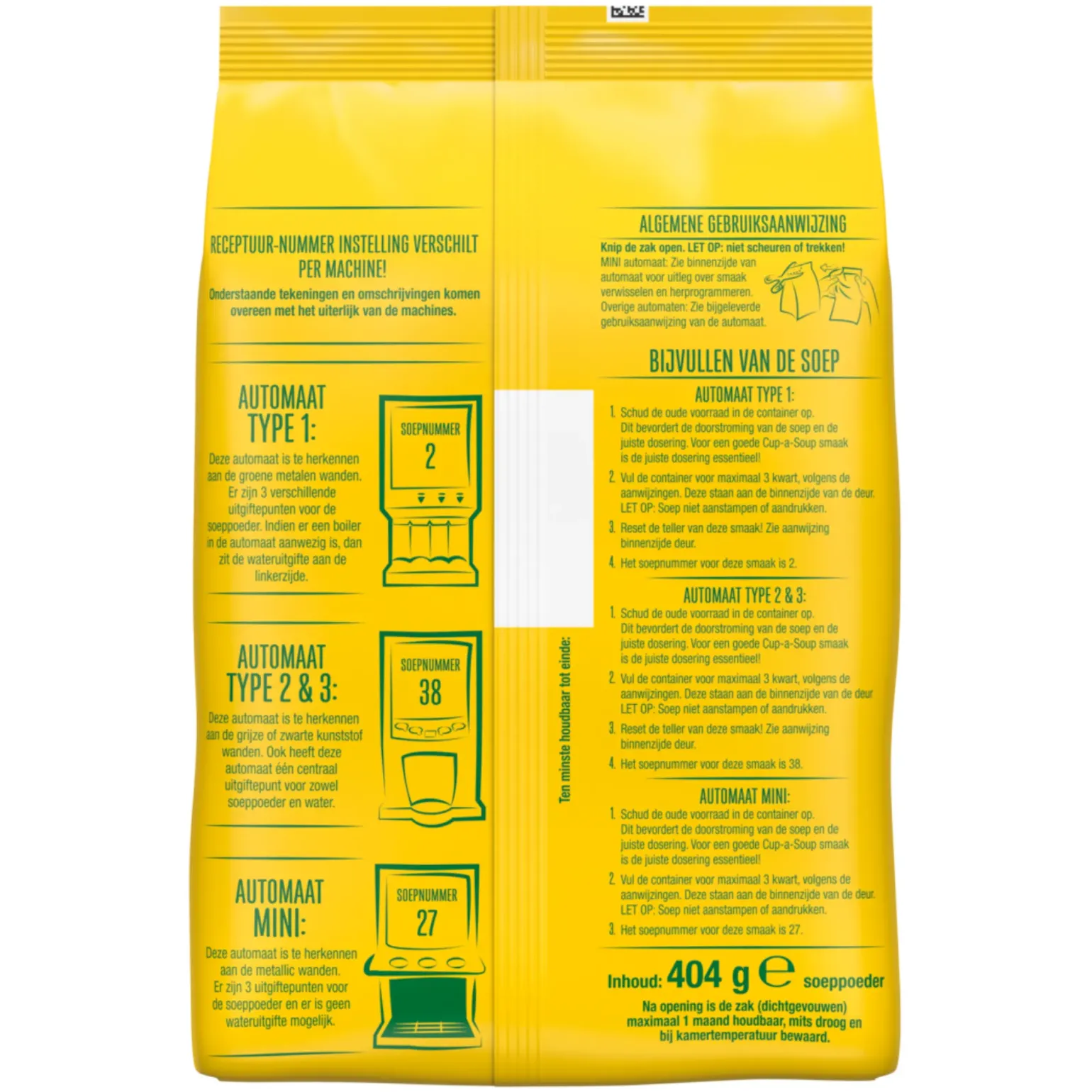 Knorr Cup-a-Soup Vending Kip (4 zakken)