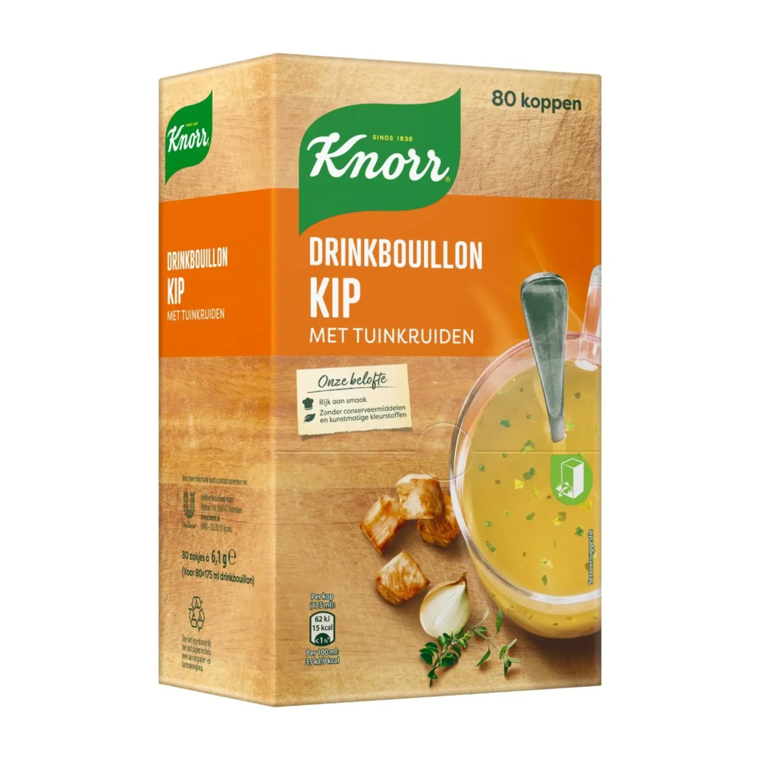 Knorr Drinkbouillon Kip Met Tuinkruiden (80 stuks)