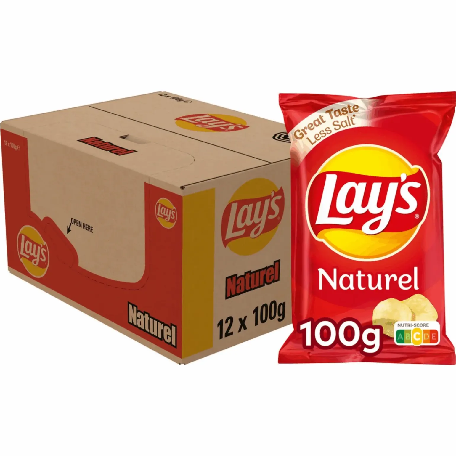 Lays Chips Naturel (12x 100g)