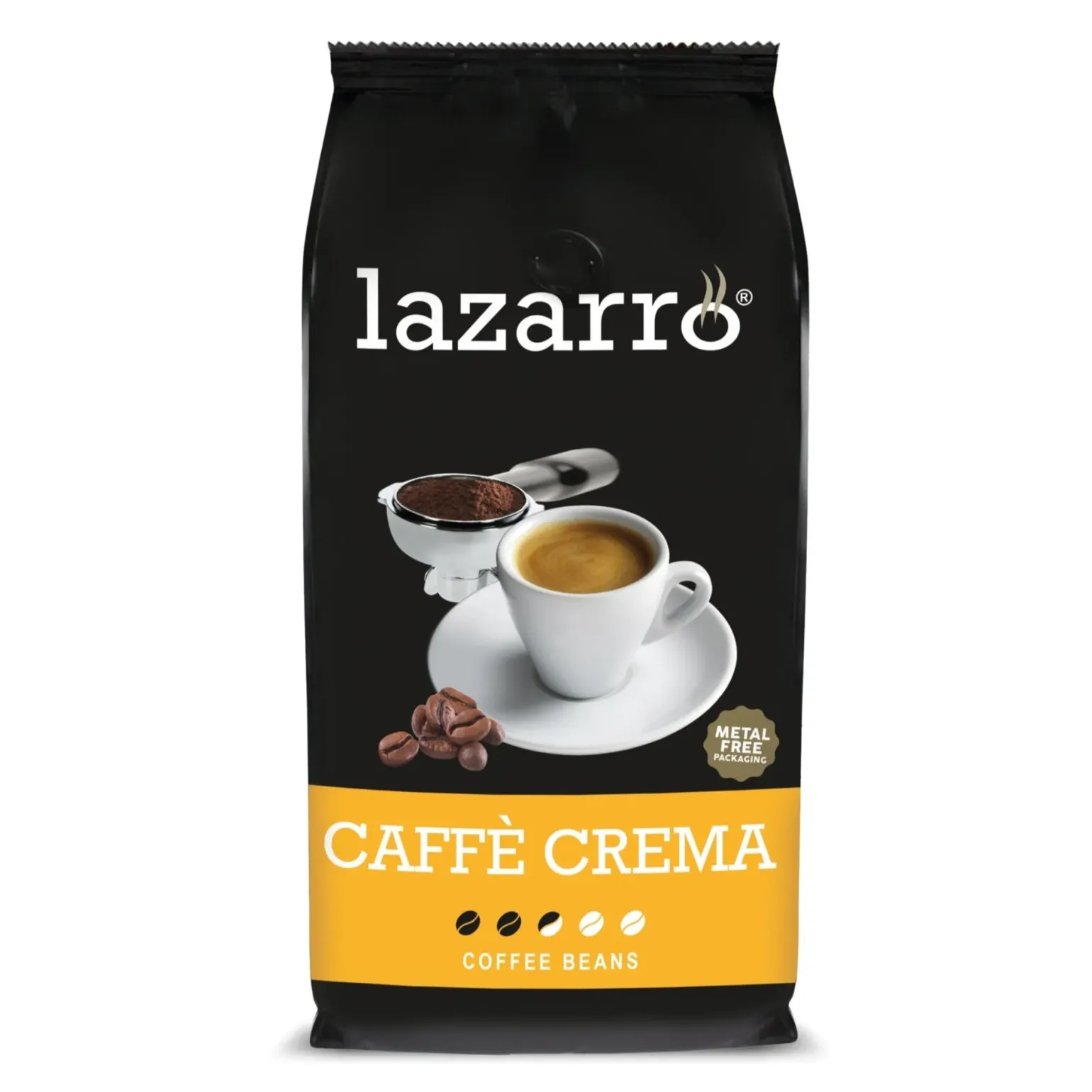 Lazarro Caffe Crema bonen (8x 1kg)
