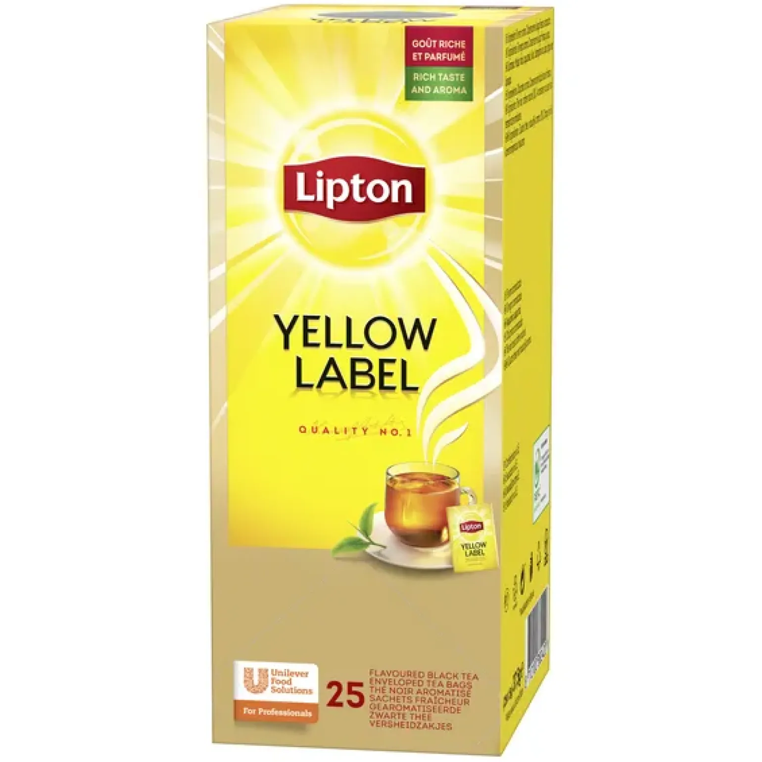 Lipton Feel Good Selection Thee Yellow Label (6×25 stuks)