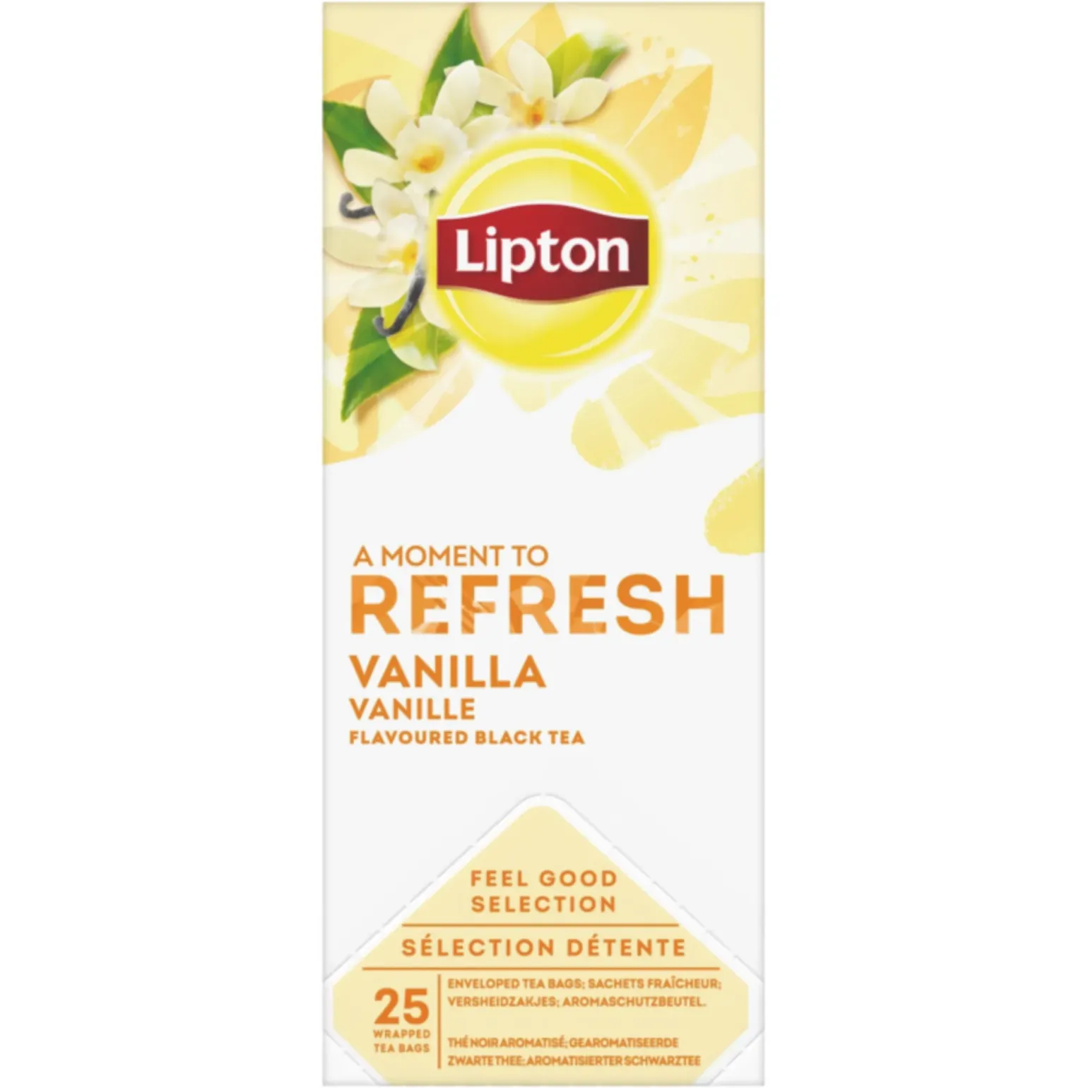 Lipton Feel Good Selection Thee Vanille 1,6gr (6x 25 stuks)
