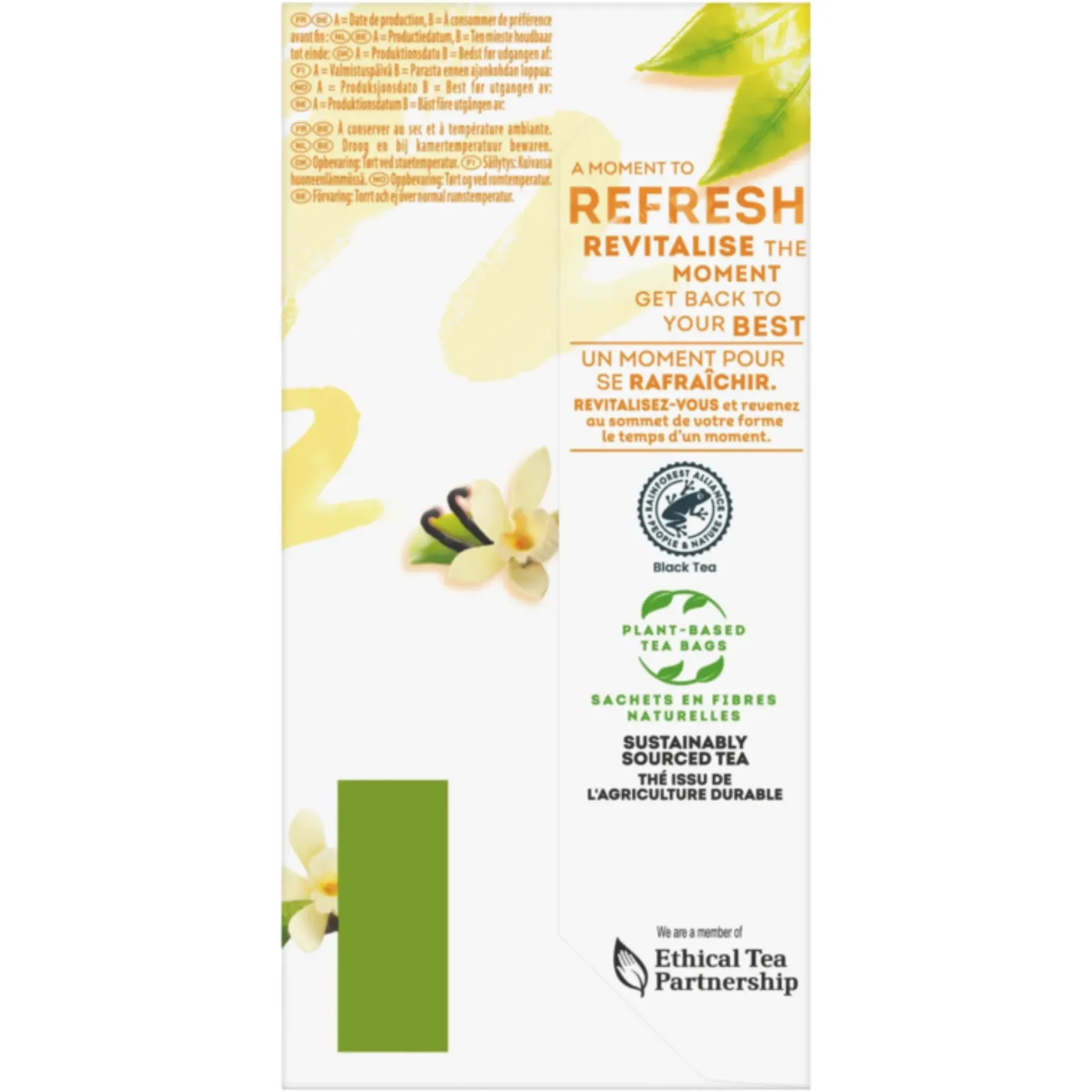 Lipton Feel Good Selection Thee Vanille 1,6gr (6x 25 stuks)