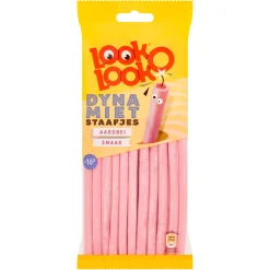 Look-O-Look Dynamietstaafjes Aardbei (15x 110gr)