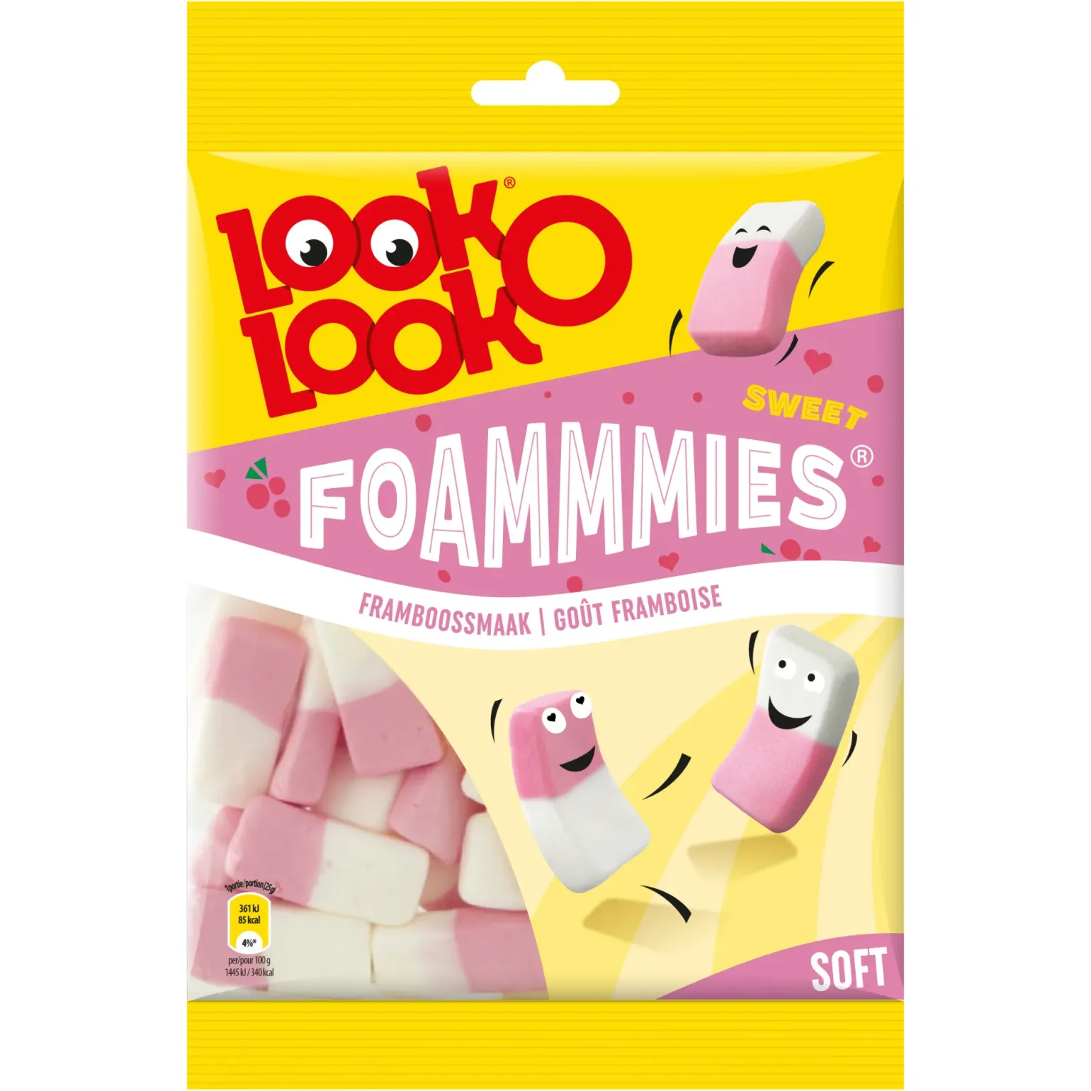 Look-O-Look Foammmies Raspberry (12x180gr)