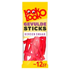Look-O-Look Gevulde Kersen Sticks (15x 115g)