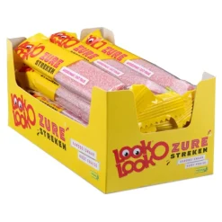 Look-O-Look Zure Streken Aardbei (12x 58g)